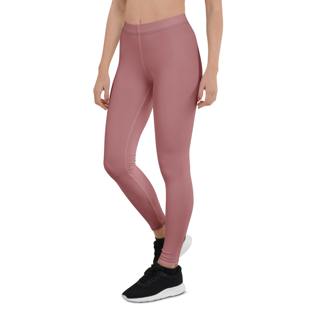 Leggings de tiro alto — Rosa antiguo