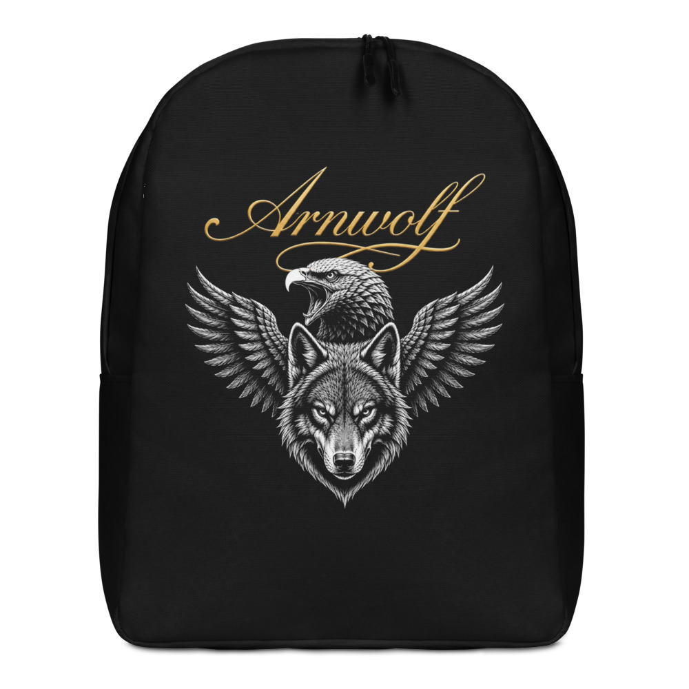 Arnwolf · Mochila minimalista con estampado completo — White