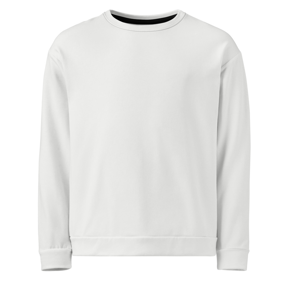 Arnwolf · Sudadera unisex reciclada con estampado completo — Blanco
