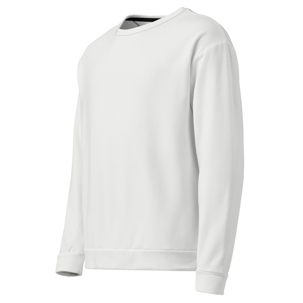 Arnwolf · Sudadera unisex reciclada con estampado completo — Blanco