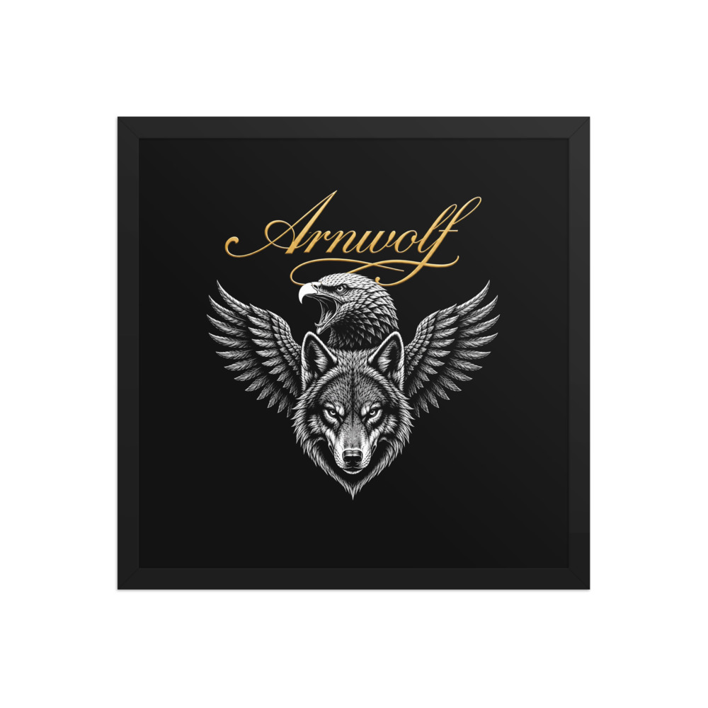 Arnwolf · Enhanced Matte Paper enmarcado póster (in) — Negro