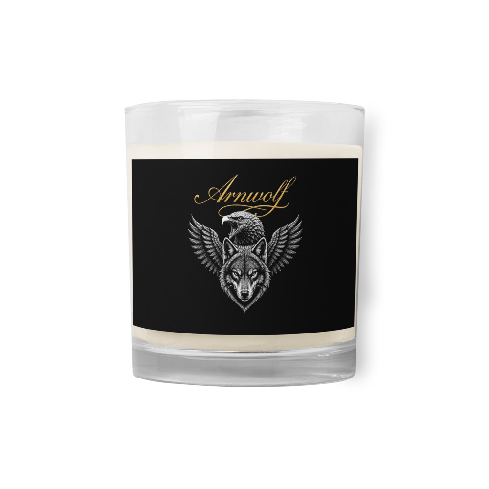 Arnwolf · Vela de cera de soya en frasco de vidrio — White