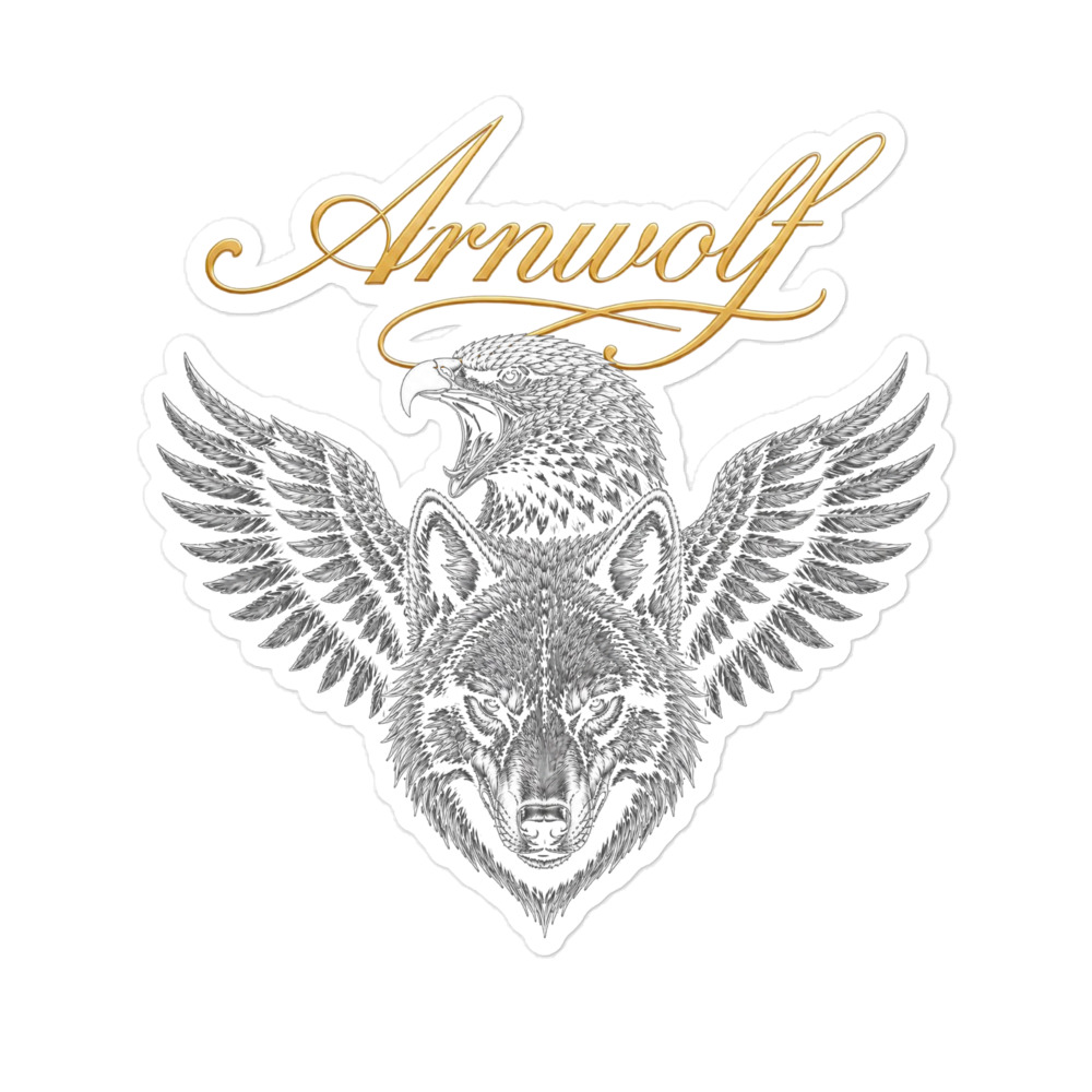 Arnwolf · Stickers troquelados — White