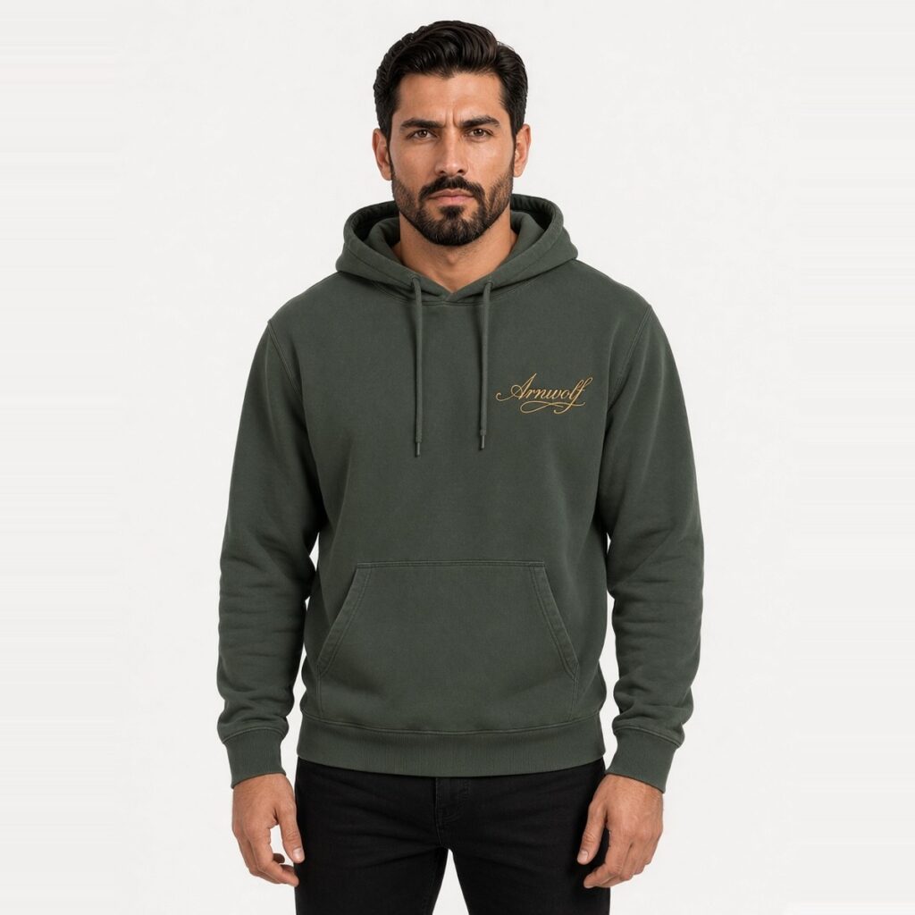 Arnwolf · Unisex Pigment-Dyed sudadera con gorraucha — Arnwolf