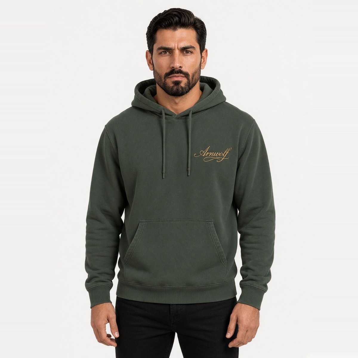 Arnwolf · Unisex Pigment-Dyed sudadera con gorraucha — Arnwolf