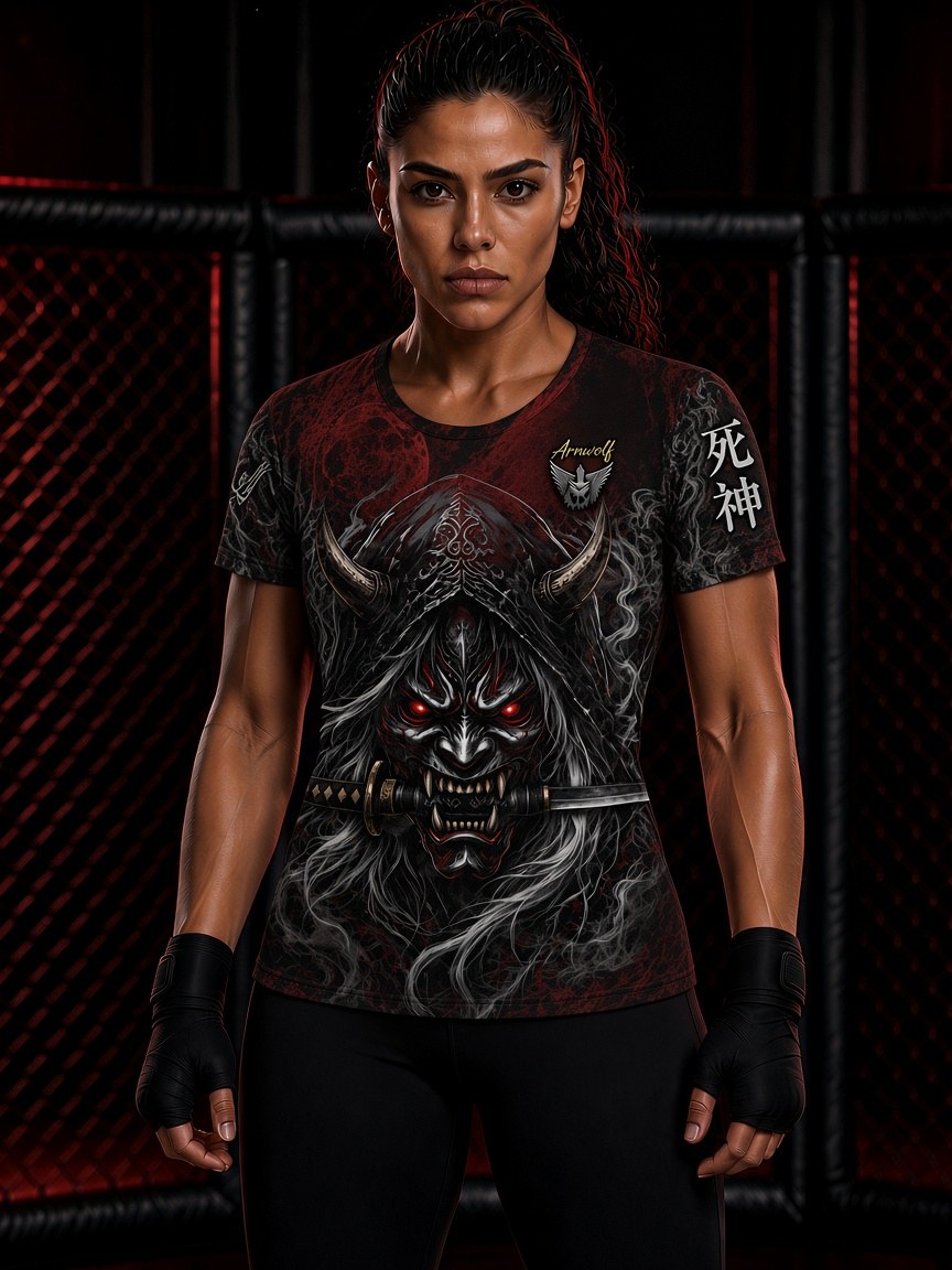Playera deportiva Shinigami · Mujer — Arnwolf Sport