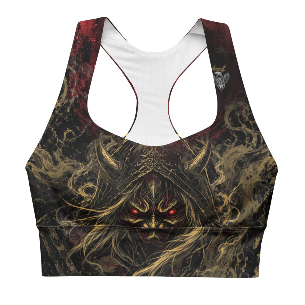Top deportivo largo Shinigami — Dorado / Negro