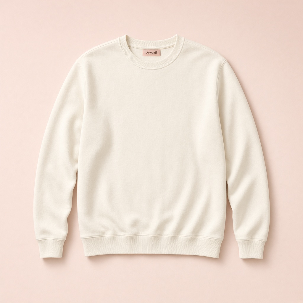 Sudadera cuello redondo