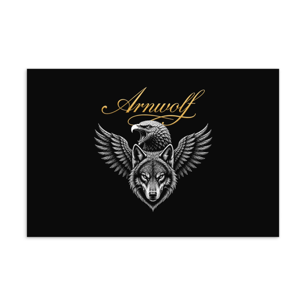 Arnwolf · Tarjeta postal estándar — Único