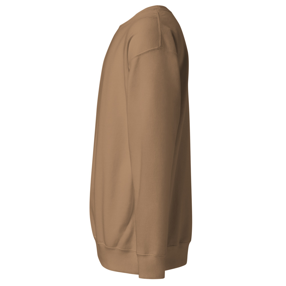 Sudadera cuello redondo — Camel