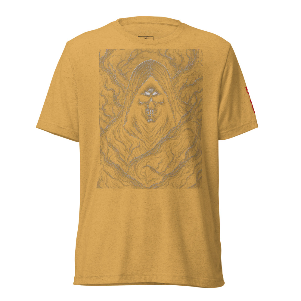 Arnwolf · Unisex Tri-Blend playera — Mustard Triblend