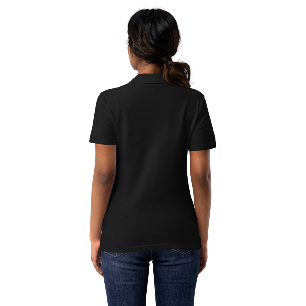 Arnwolf · Polo piqué para mujer — Negro